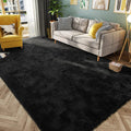 Ultra-Soft Plush Floor Rug (Black)